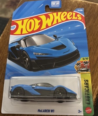 2026 Hot Wheels Exoticars McLaren W1 Blue 74/250, 5/10