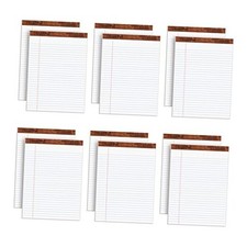 8.5 x 11 3/4 Legal Pads, 12 Pack, The Legal Pad Brand, Wide 8-1/2 x 11-3/4