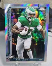 2025 Topps Chrome Tank Bigsby Silver Refractor #143 Eagles