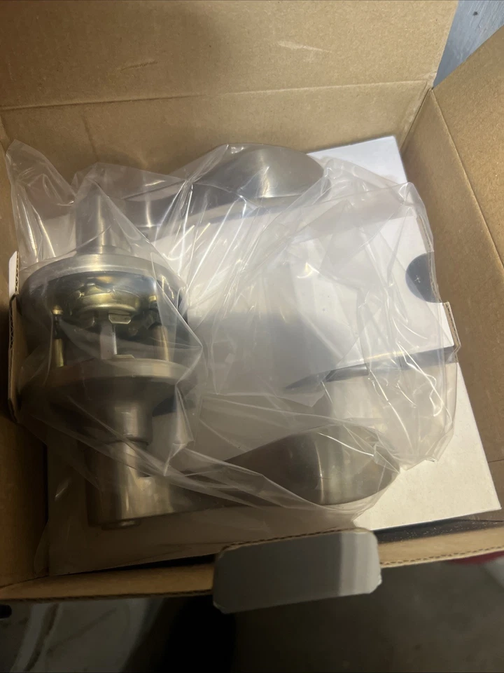 Defiant Naples Satin Nickel Bed/Bath Door Handle Contractor Pack (4-Piece) - Image 2 of 2