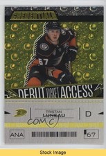 2023 Upper Deck Credentials Debut Ticket Access Yellow Tristan Luneau READ 1kx2