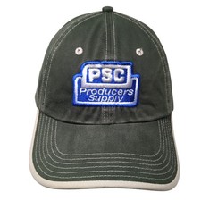 PSC Producers Supply Strapback Baseball Cap Green One Size Cotton Port Authority