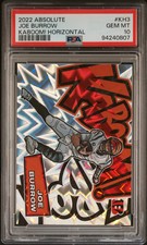 2022 Panini Absolute Kaboom! Horizontal Joe Burrow PSA 10
