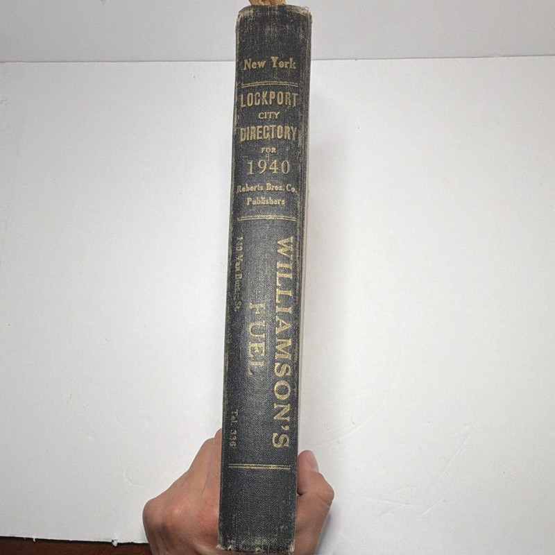 Roberts Brothers Company Lockport, New York — City Directory 1940