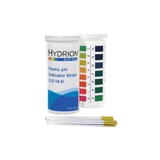 MICRO ESSENTIAL 9800 pH Strips,Hydrion Spectral,0-14,PK100 PK 6