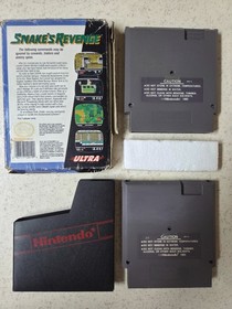 METAL GEAR & METAL GEAR 2 SNAKE'S REVENGE NES GAME W BOX! NINTENDO KONAMI TESTED