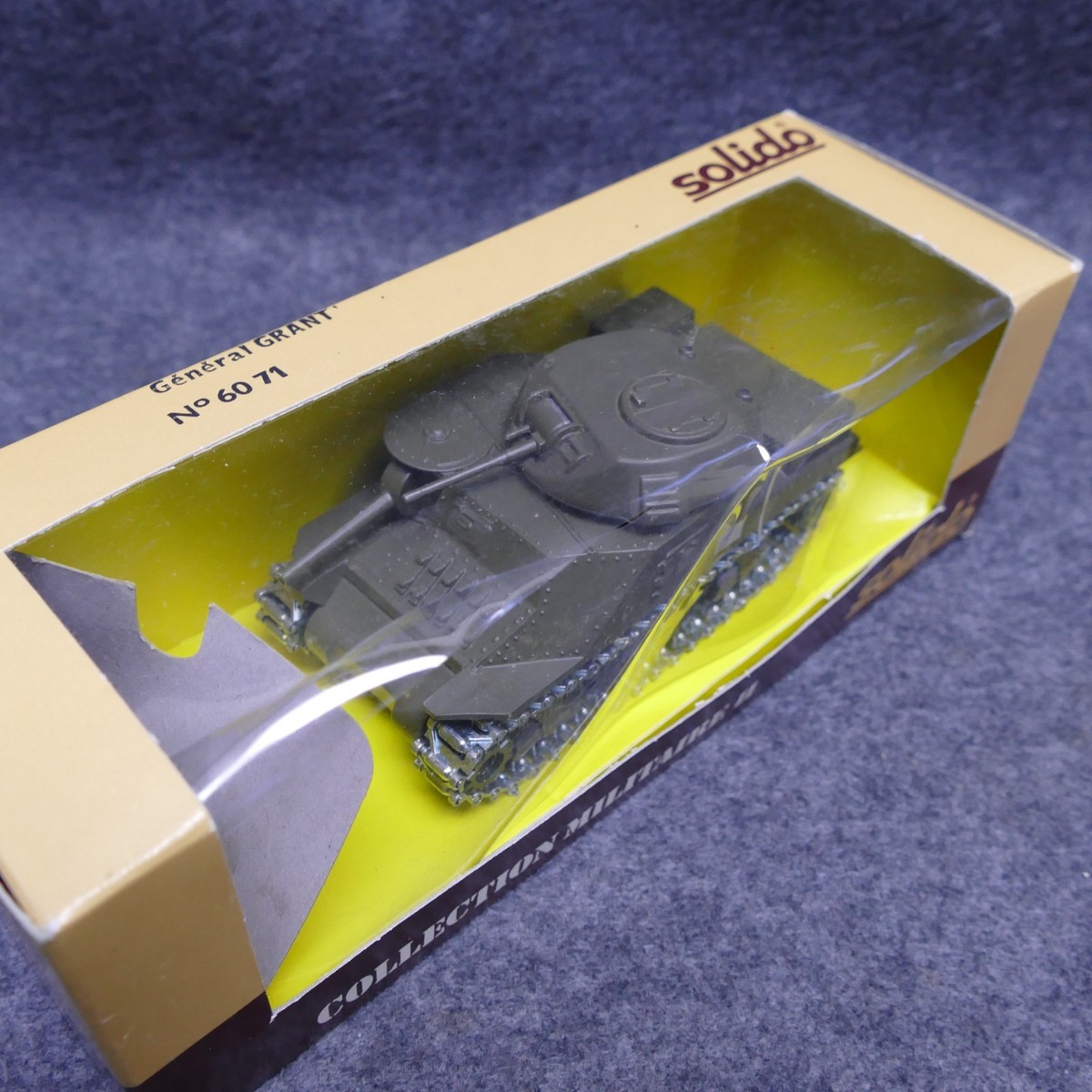 Solido General Grant 1:50 No 6071 Army Tank In Box Made In France