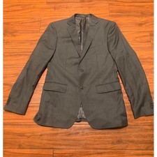 John Varvatos Star USA Mens Blazer Charcoal Gray Two Button Sport Jacket 38R