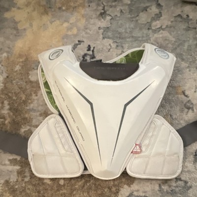 Maverik Eternal Laconic Guard Chest Protector Small White Foam Padded Lacrosse