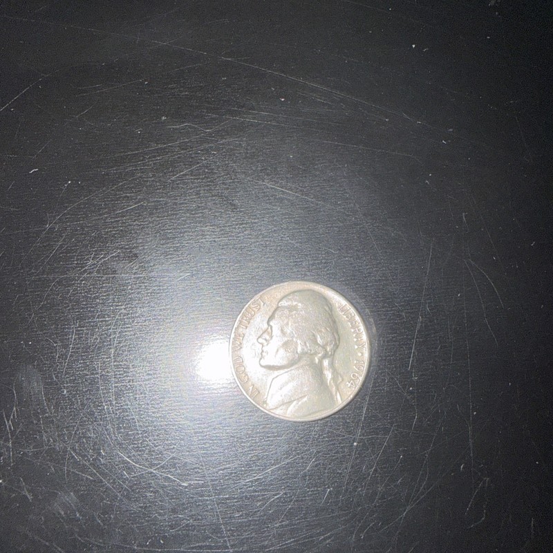1964 JEFFERSON NICKEL D Mint folder filler - Circulated Actual Coin Shown