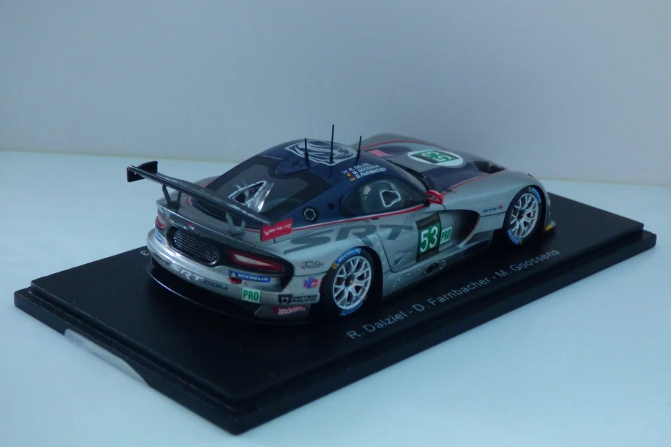 SRT Viper GTS-R "SRT Motorsport" 24H Le Mans 2013 Spark 1/43 S3766 - Photo 3/4