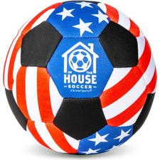 in The House Soccer Ball - USA Indoor Size 4 Padded Soccer Ball for Ages 3 ...