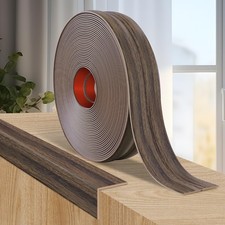 Flexible Wall Corner Protector Molding Trim Peel  Stick Guard Smoked Brown Wood