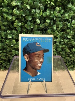 1961 Topps - Most Valuable Players Ernie Banks #485
