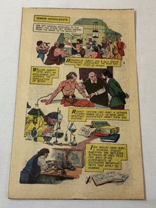 1960 cartoon page~ HEROPHILUS, WILLIAM HARVEY, RUDOLF VIRCHOW, IVAN PAVLOV
