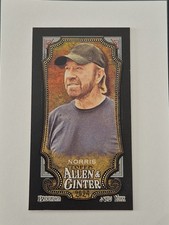 Chuck Norris 2024 Topps Allen & Ginter Mini Black Border