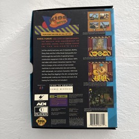 Kids on Site (Sega CD, 1994) Sega Club Complete w/ Manual & Inserts CIB Tested