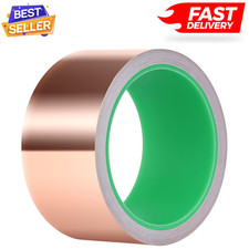 Copper Foil Tape with Conductive Adhesive for Guitar  EMI Shielding 2 x 33 