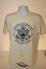 US Embassy Moscow USSR Screen Stars Vintage Single Stitch T Shirt USA L Small