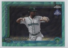 2025 Topps Pro Debut Chrome Aqua Wave Refractor 54/75 Bernard Moon #PDC-124 0qm1