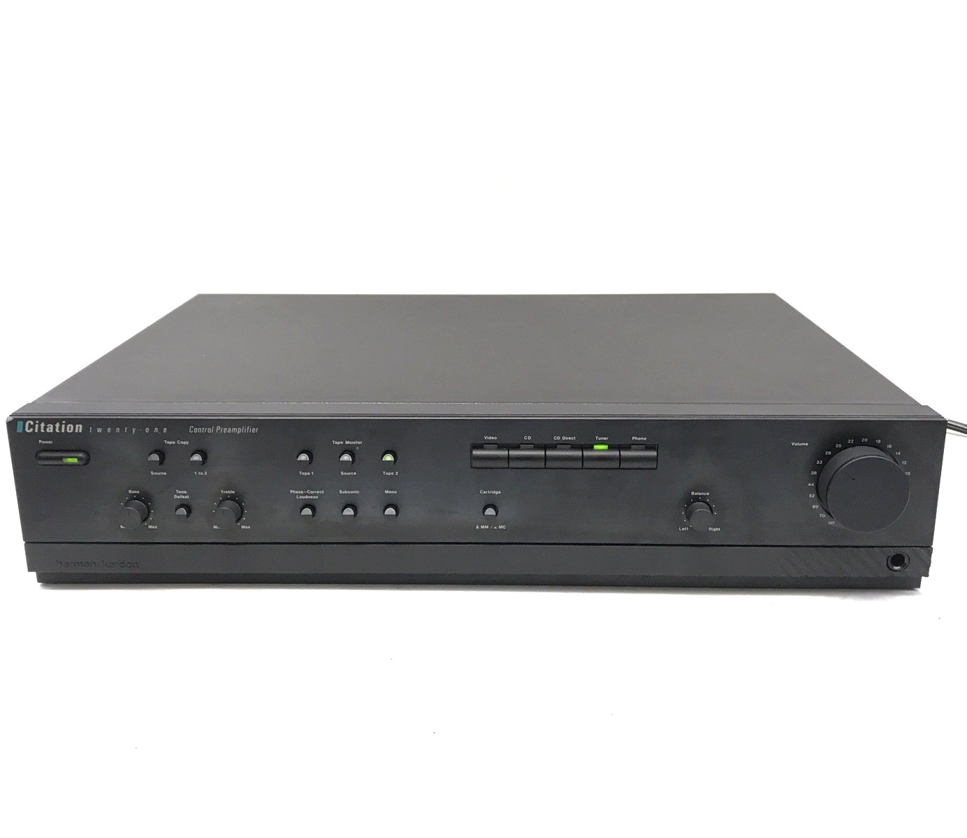 Harman Kardon Control Stereo Preamplifier - Citation Twenty One 21 Pre-Amp READ