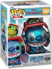 Funko Pop Plus: Lilo and Stitch - Gamer Stitch - Metallic - Collectable Vinyl
