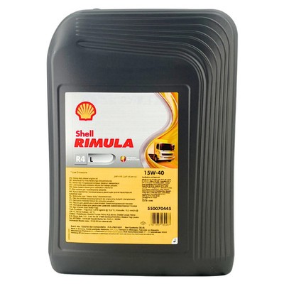 20l SHELL RIMULA R4L 15W-40 Motoröl Caterpillar ECF-2, ECF-3 Deutz DQC III-10 LA