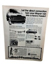 1976 Chrysler Mopar Van Accessories Direct Connection Print Ad 1976 Chrysler Mopar Van Accessories Direct Connection Print Ad