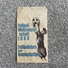 England 1966 World Cup German football card empty pack packet