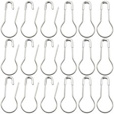 1000pcs Metal Safety Pins, Bulb Gourd Pins, 0.9 Clothing Tag Pin Calabash Pin P