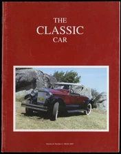 WINTER 2007 THE CLASSIC CAR MAGAZINE, 1925 ELCAR, '37 PACKARD TWELVE, MARMON 16