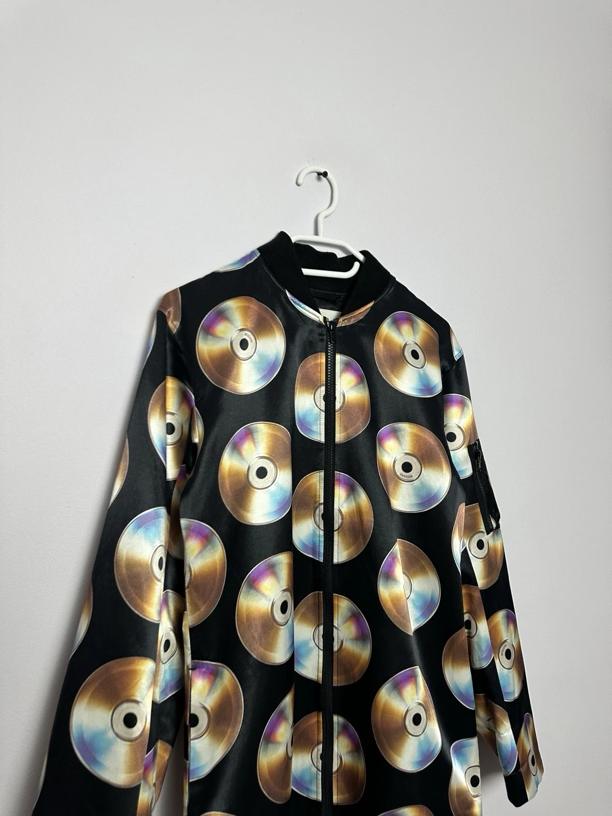 MOSCHINO x H&M Giacca Donna Stampa Compact Disc Taglia 34(S) Donna