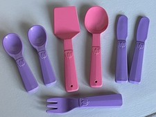 Fisher Price Pretend Play Kitchen Utensils Spatula Spoons Knives Fork Pretend