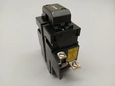 50 Amp Pushmatic ITE Gould P250 Yellow Label 2 Pole 50A 240V Breaker