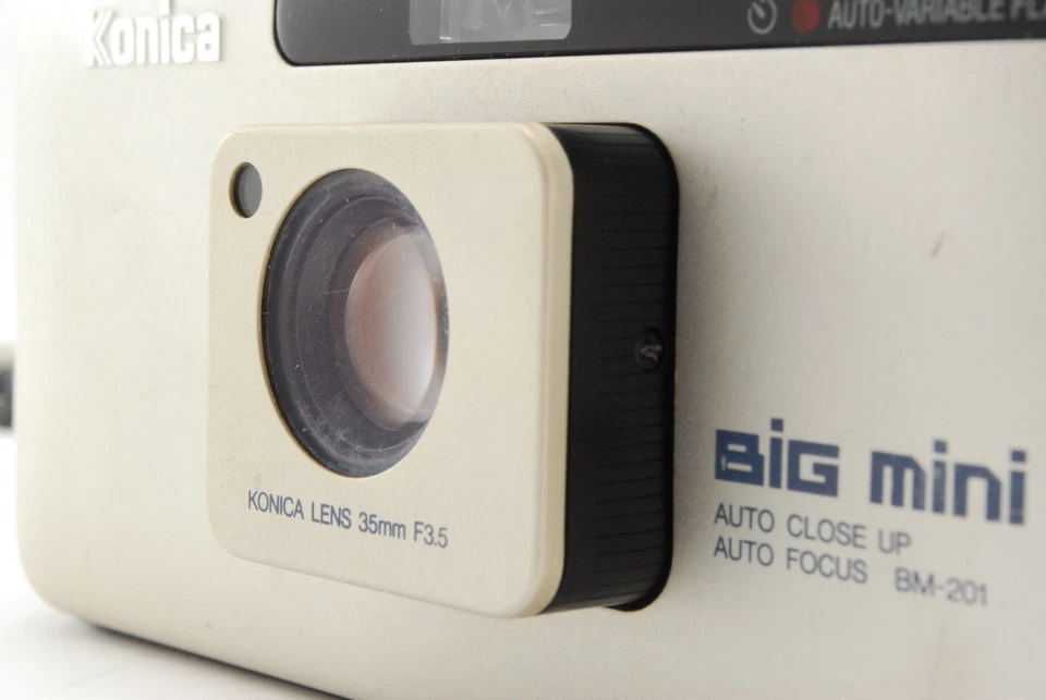 [N COMO NUEVA/Estuche] Cámara fotográfica compacta Konica Big Mini BM-201 de JAPÓN Foto 3 de 4