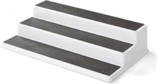 3-Tier Non-Skid Spice Rack Organizer for Kitchen Cabinet or Pantry, 15-Inch Tier