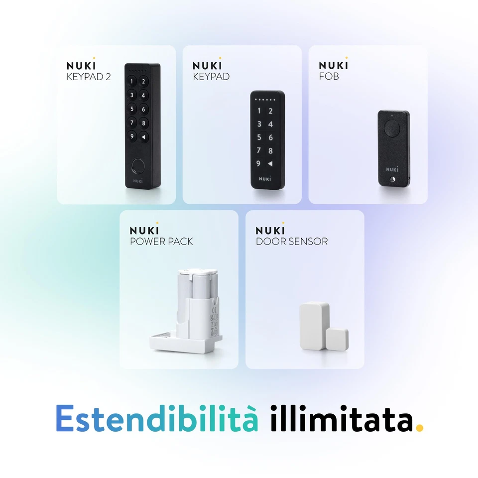 Nuki Smart Lock Go (2025) con Bluetooth Wi Fi & Matter Serratura elettronica che - Immagine 4 di 4