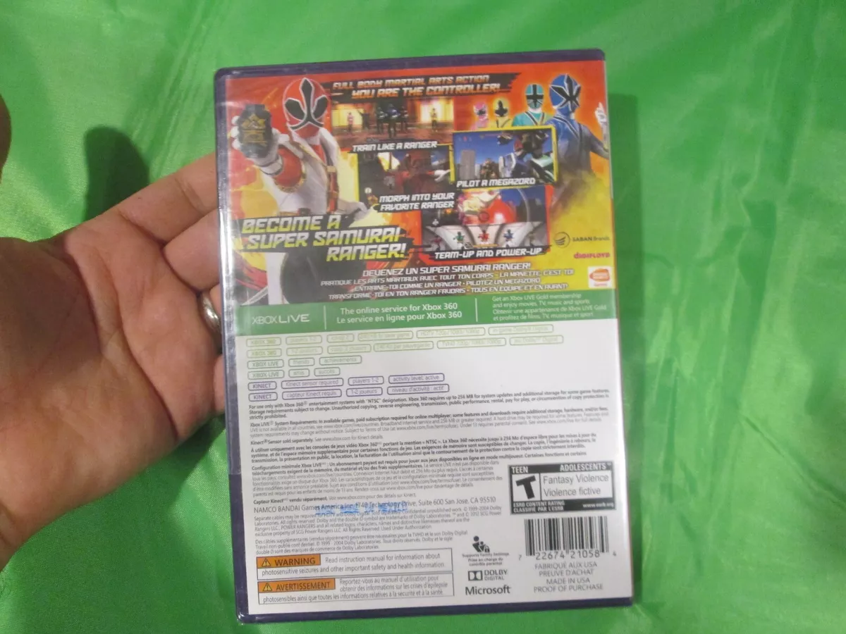 Power rangers samurai xbox cheap 360