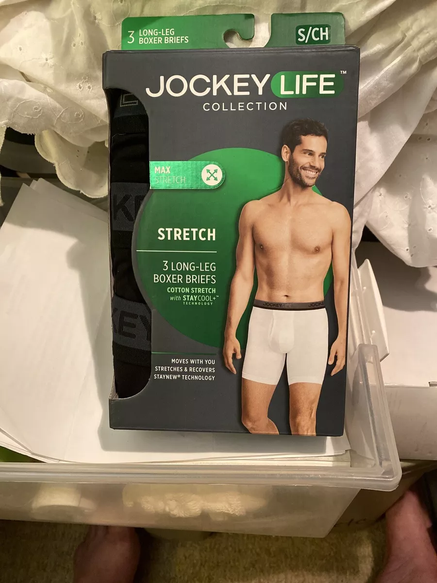 Jockey life long deals leg boxer briefs