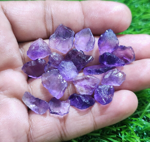 Toller 73,10 crt lila Amethyst roh Größe 11-15 mm lose Edelstein für Schmuck - Bild 9 von 10