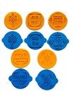 Chinese New Year Cookie Stamp Fondant Embosser Lunar Chinese Knot Fortune Cookie