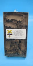 Tin Railroad Train Box Car Cookie Cutters 10 piece H. O. Foose Tinsmithing Co