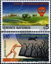 UN-Vienna 119-120 (complete issue) unmounted mint / never hinged 1991 Prohibitio