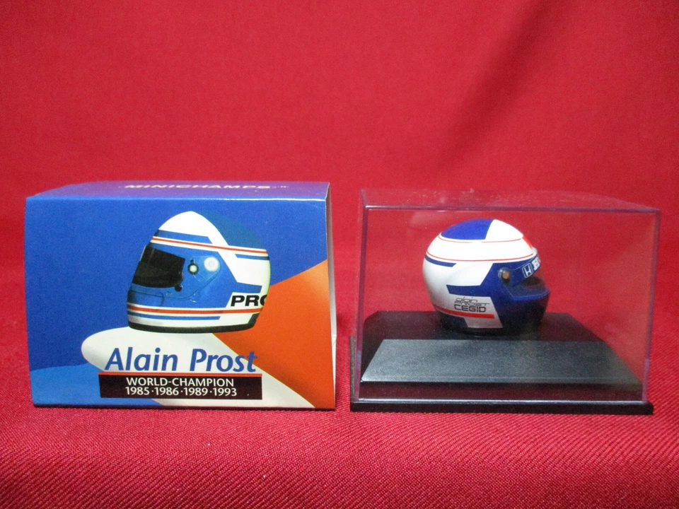 1989 Alain Prost WORLD CHAMPION Bell Honda McLaren Helmet Formula 1 Minichamps - Image 4 of 4