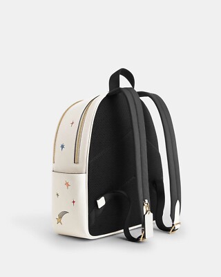 【美品】COACH×OBSERVED BY US バックパック リュック 完売品 NWT Coach X Observed By Us Court Backpack In Leather- Chalk Multi