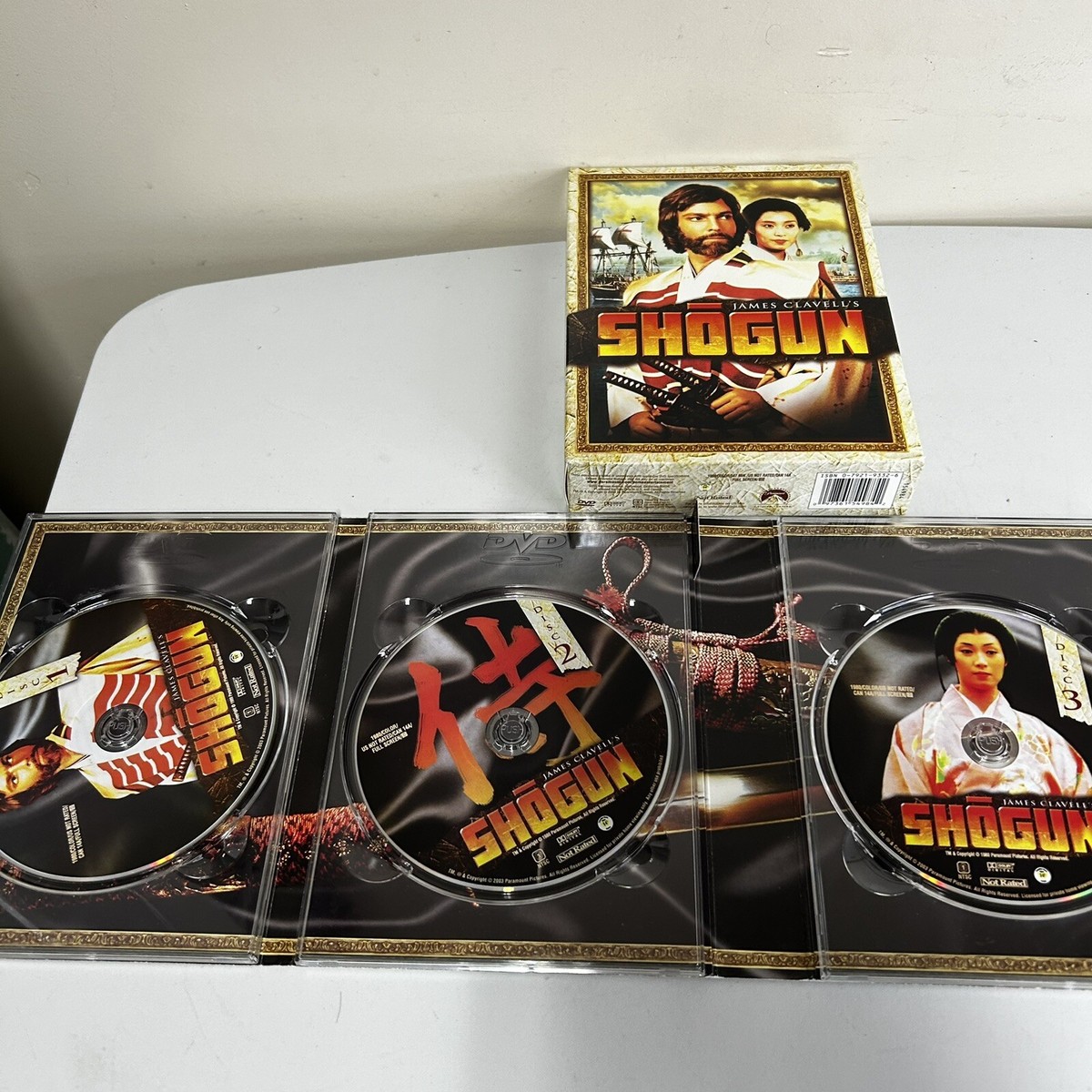 SHOGUN 5枚組 DVD BOX 将軍 1980年 海外 希少 廃盤 James Clavell's Shōgun (1980) DVD 2003 5-Disc Box Set Richard