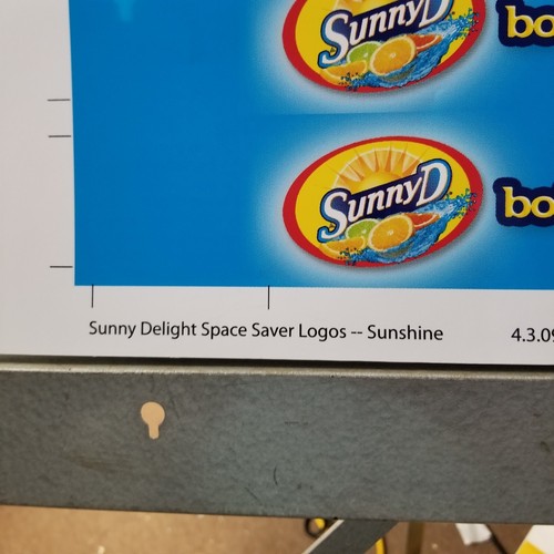 SunnyD Label Proof Preproduction Advertising Art Work 2009 Bottling Sunshine - Picture 6 of 8