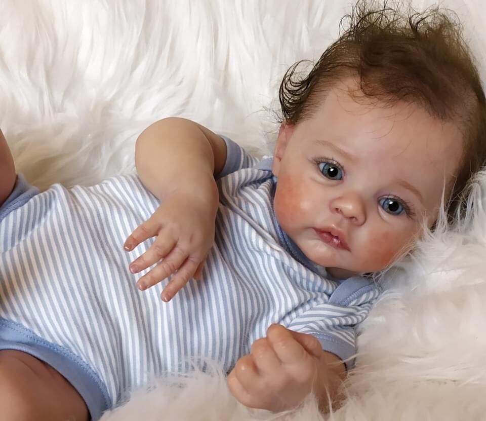 Realistic Reborn Baby Dolls Full Body Vinyl Silicone Boy Doll Newborn Doll 20In