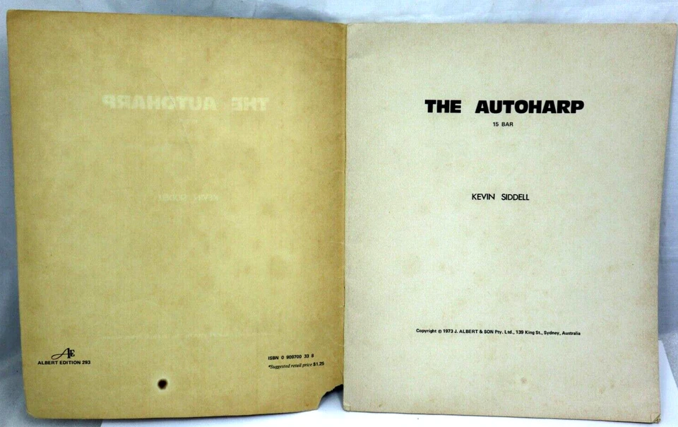 The Autoharp Book by Kevin Siddell Complete Instructions and Songs 1973 - Image 3 of 4