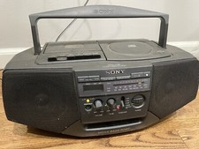 Sony Boom Box CFD-V15 Radio Cassette CD Player "MEGA BASS" Tested Works NL